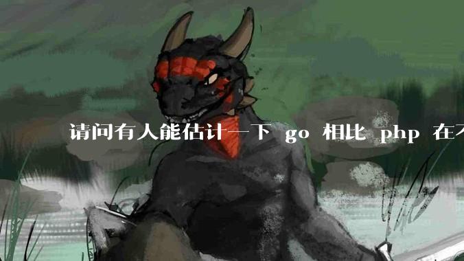 请问有人能估计一下 go 相比 php 在不同用户量下能省多少钱吗？